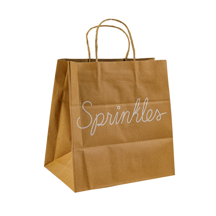 Why are mouth-digging paper bags far less popular than paper bags with handles?