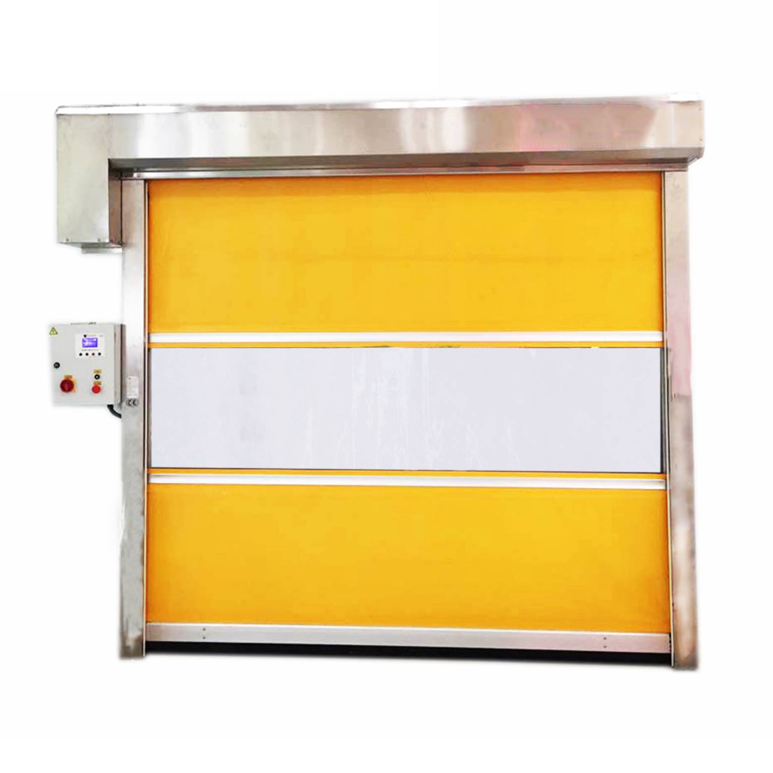 What should I do if the high-speed door encounters water seepage?