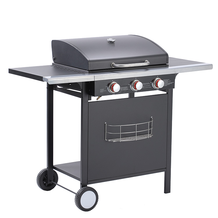 What are the precautions when using a barbecue grill?