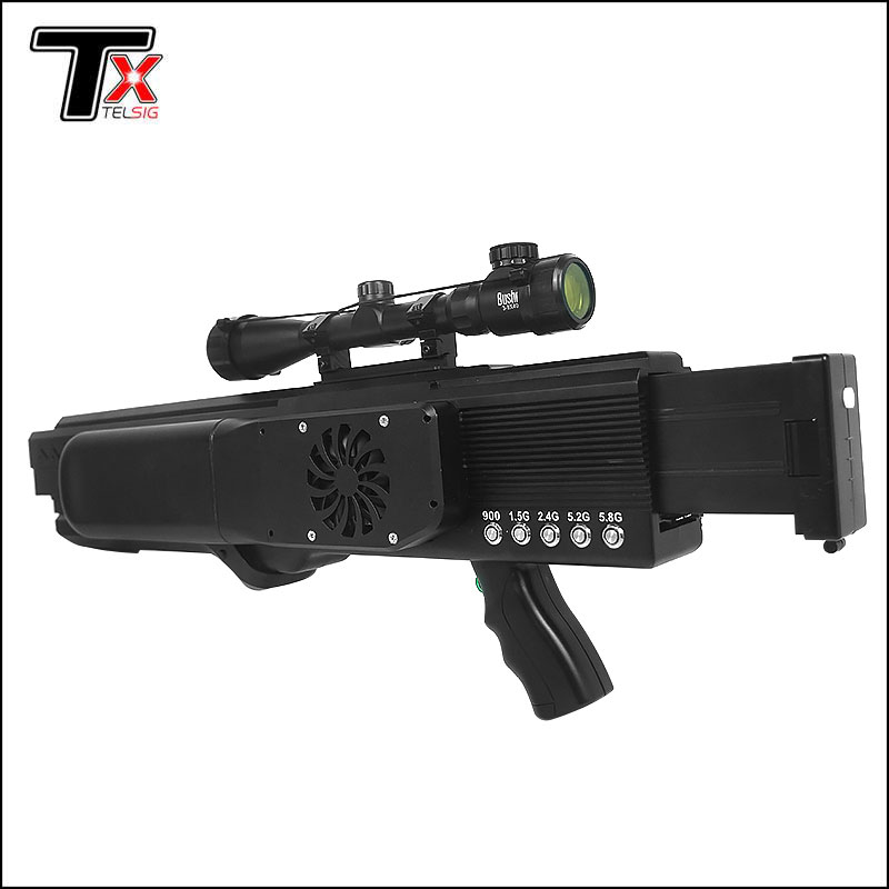 What are the components of drone jammer?
