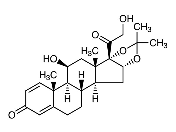 What is the action of desonide?