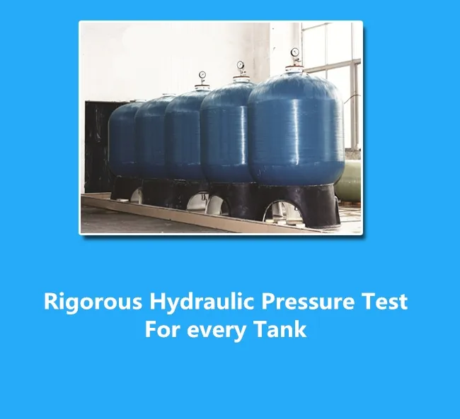 2-4ton/Hour Velocity FRP Filter Tank for Water Filter