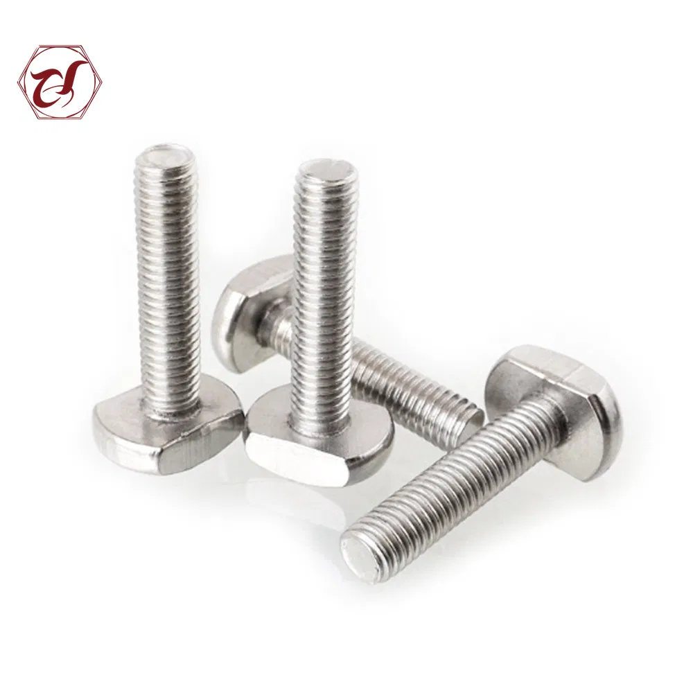 A2-70 Full Thread Square Head T Hammer Bolt