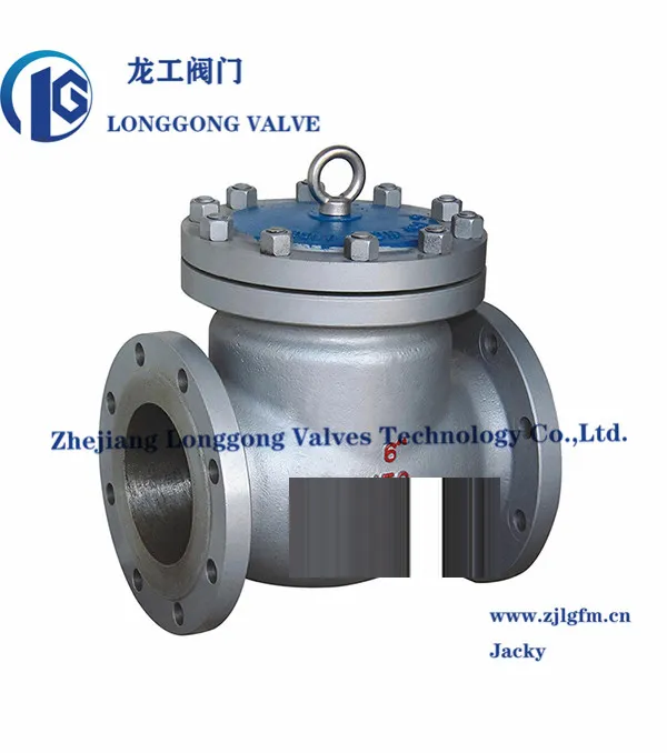API 6D Wcb/SS304/SS316 Flanged Swing Check Valves
