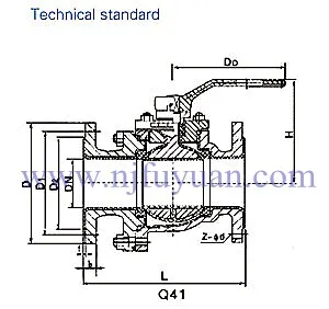 China Made High-Quality PFA Lined Ball Valve