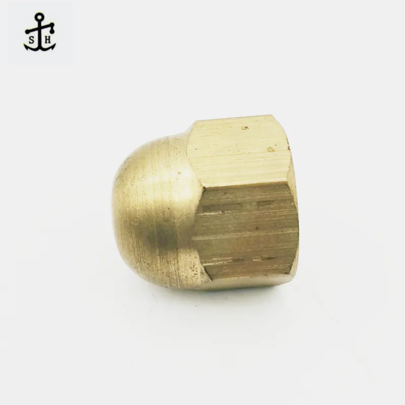 DIN 1587 Fasteners Metal M16 Copper Brass Hexagon Head Dome Cap Nut
