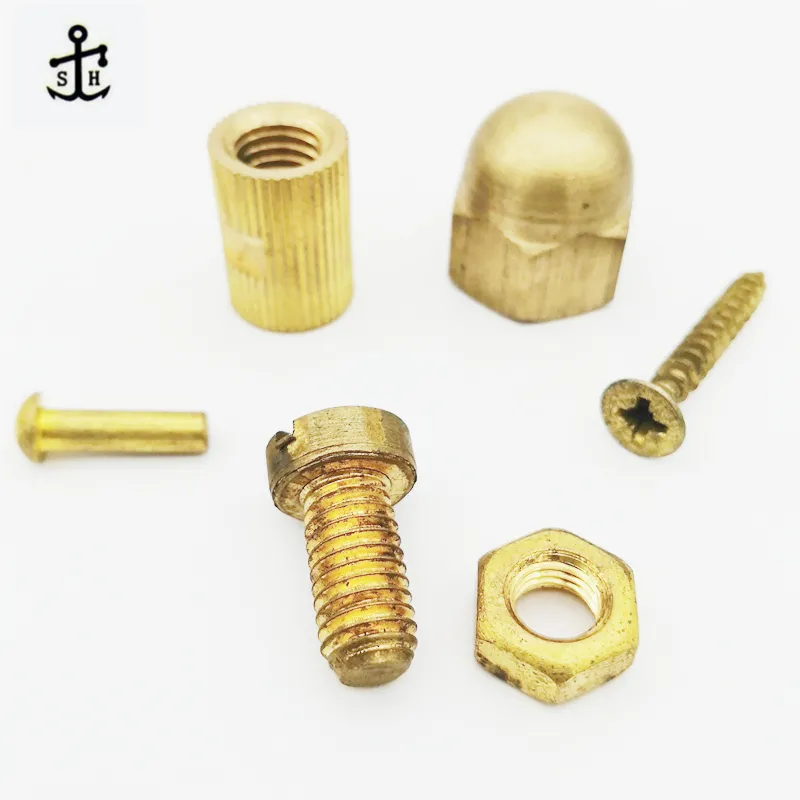 DIN 1587 Fasteners Metal M16 Copper Brass Hexagon Head Dome Cap Nut