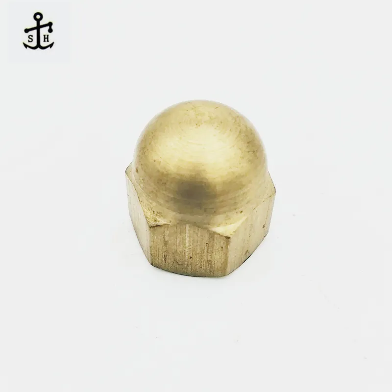 DIN 1587 Fasteners Metal M16 Copper Brass Hexagon Head Dome Cap Nut