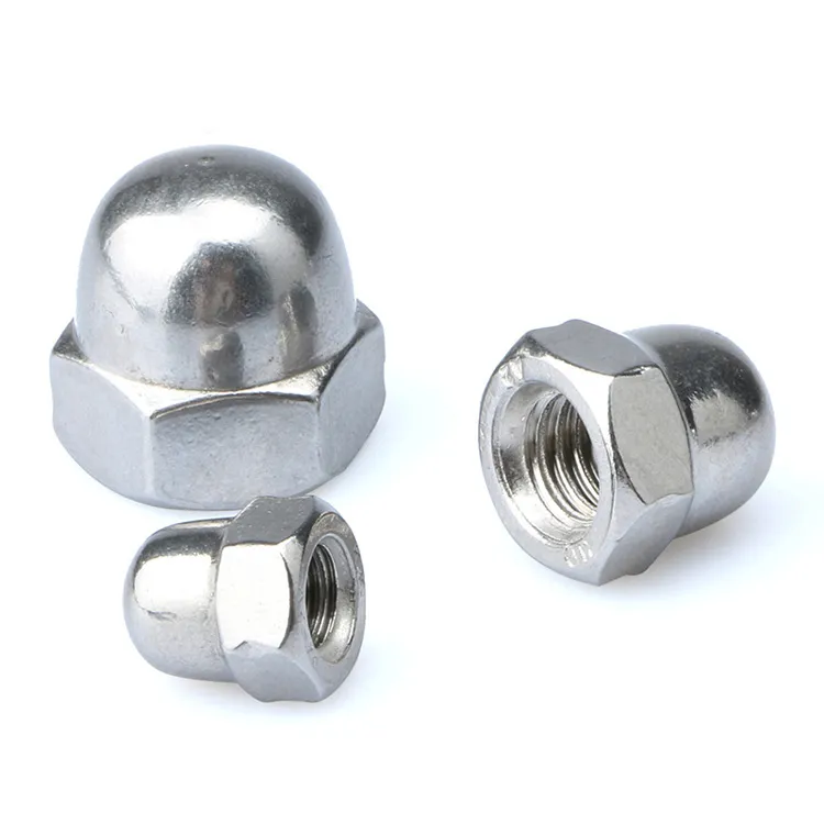 DIN 1587 Hexagon Hexagon Cap Nut Stainless Steel Domed Head Nut