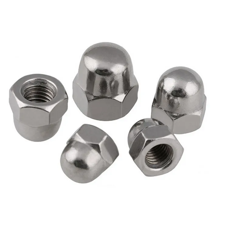 DIN 1587 Stainless Steel 304 A2 Hexagon Domed Cap Nut