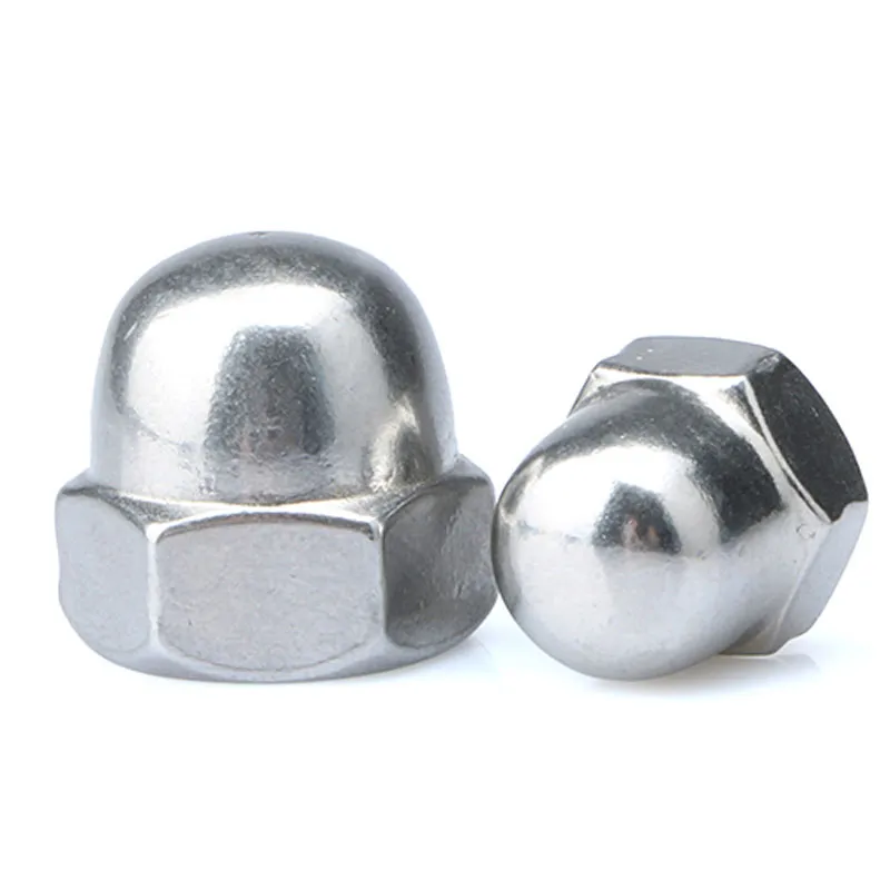 DIN 1587 Stainless Steel 304 A2 Hexagon Domed Cap Nut