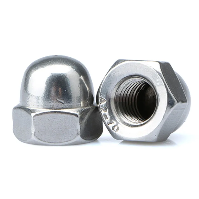DIN 1587 Stainless Steel 304 A2 Hexagon Domed Cap Nut