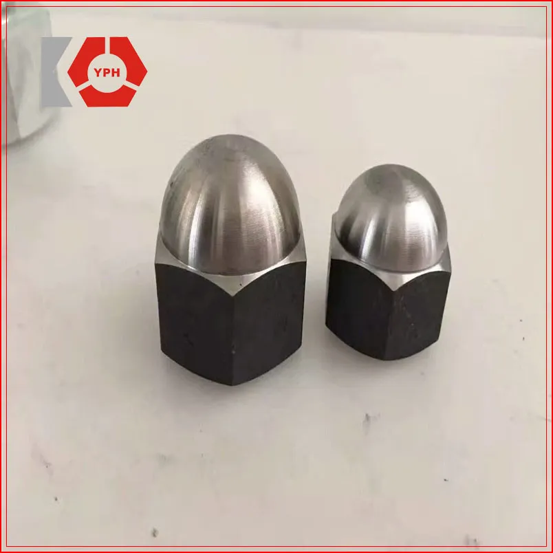 DIN 1587 Stainless Steel Hex Cap Nut Zinc Plated