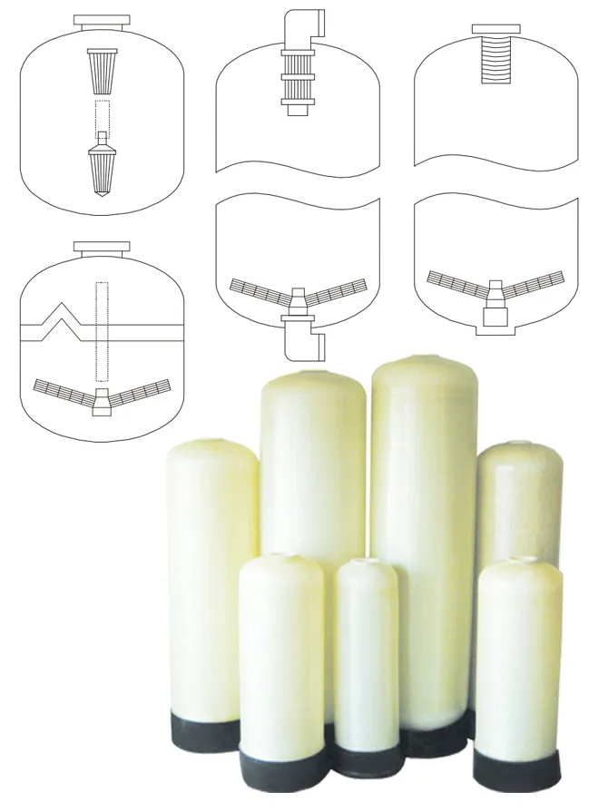FRP Fiberglass Water Filter Tank/Softened Water Pressure Vessels