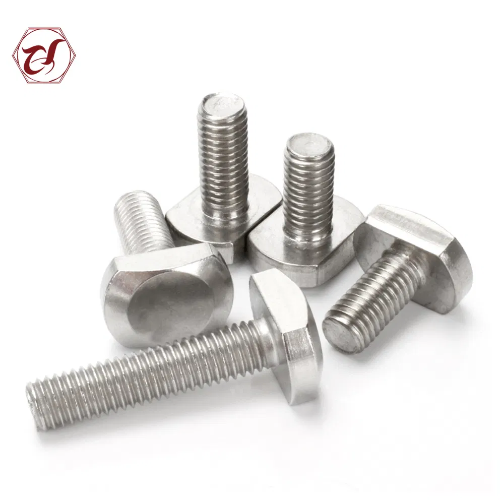 Full Thread Square Head 304 Stainless Steel Hammer Bolt