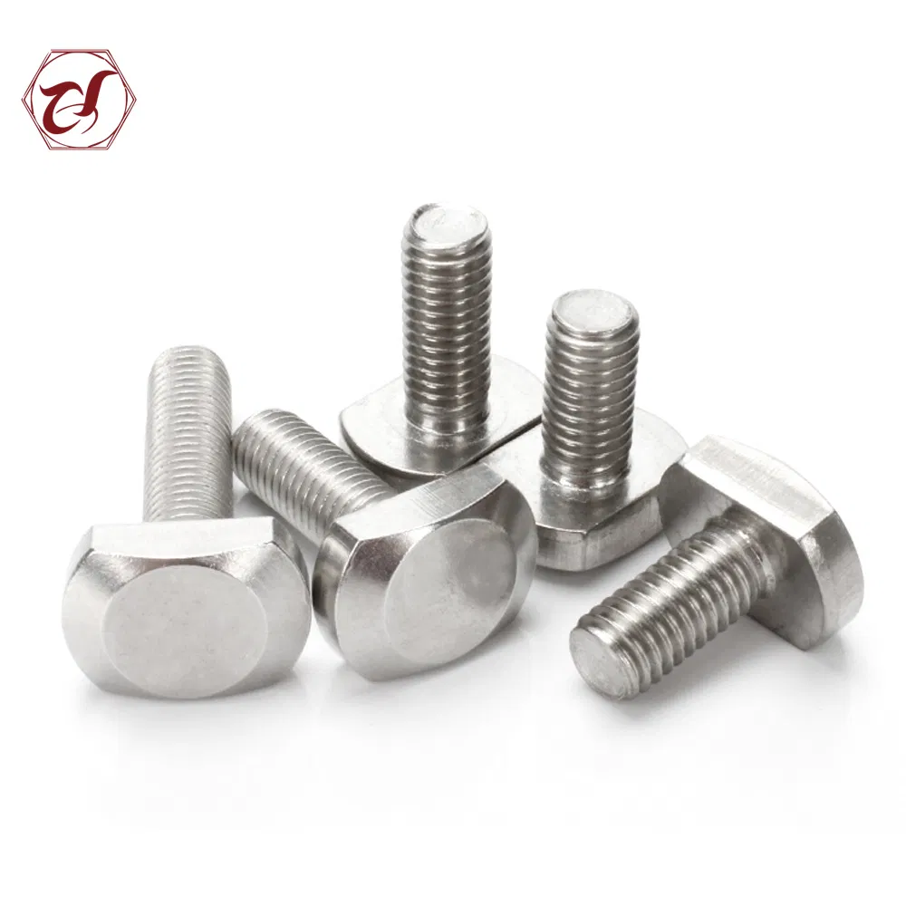 Full Thread Square Head Stainless Steel T Bolts Hammer Bolt