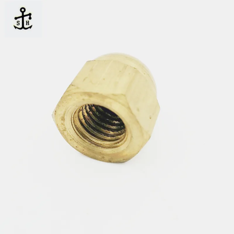 Good Price DIN 1587 Brass Hexagon Domed Cap Nut M5 Made in China