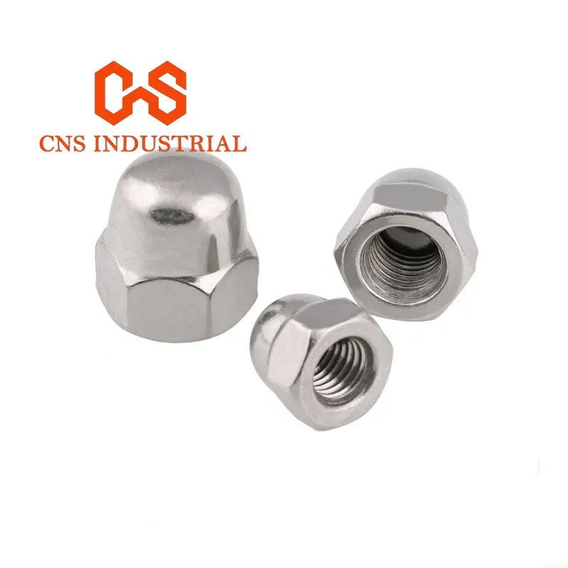 Hot Sale Stainless Steel Hexagon Domed Cap Nuts DIN 1587