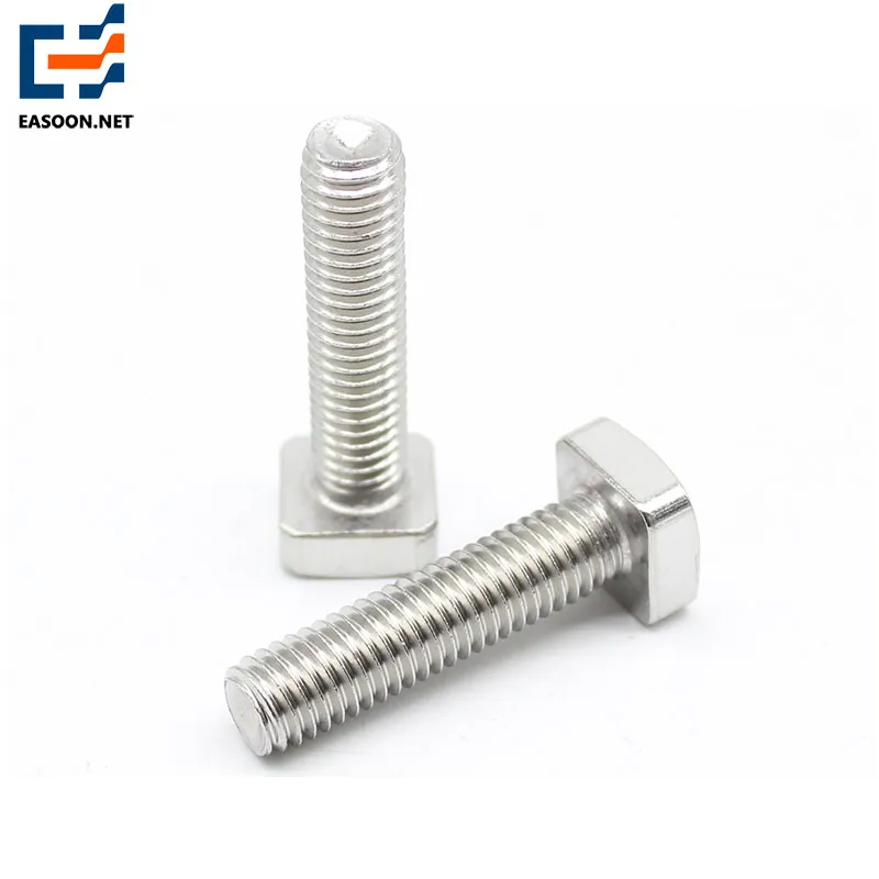 Jisb 1166 304 T Bolts Zb 8.8 T-Bolt M12 A4 70 T Bolt Black Zinc Plated T Bolts DIN188 Stainless Steel 304 T Bolts Hammer Head Bolts