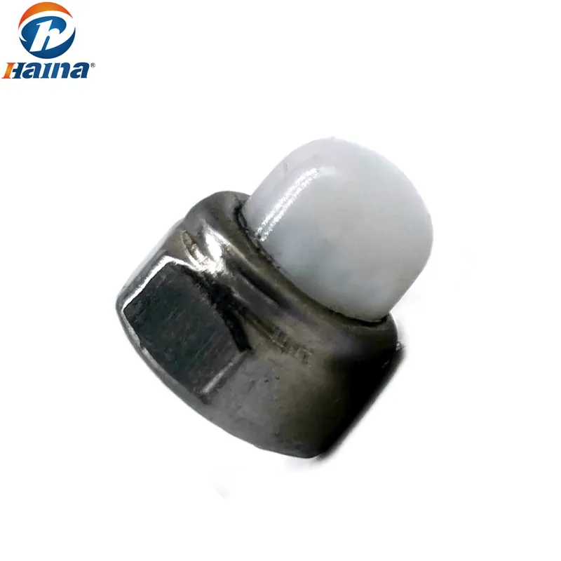 Stainless Steel Nylon Hex Dome Cap Nuts for Bolt Screws Fastener M8 Standard DIN 1587