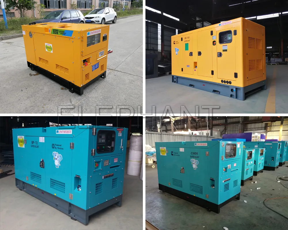 Water Cooled 250kVA Ricardo Engine Diesel Electirc Generators