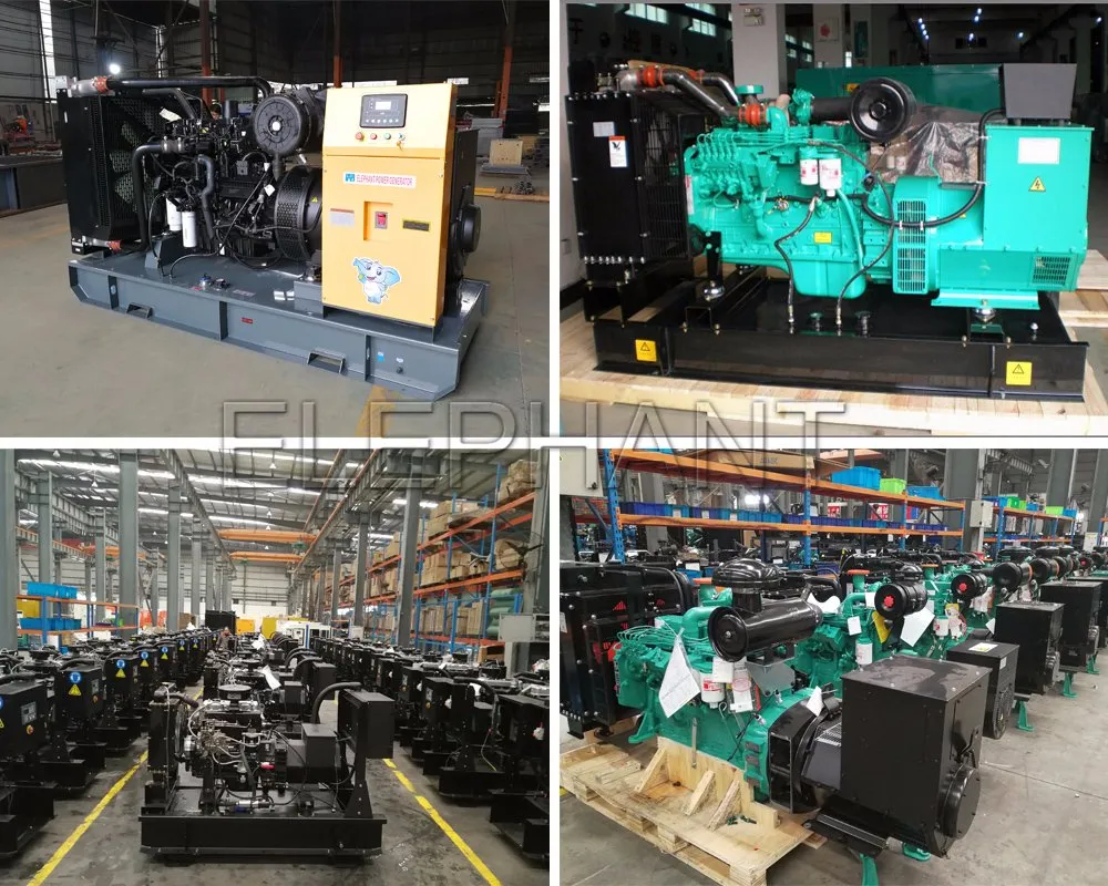Water Cooling 250kVA Silent 4 Stroke Diesel Electirc Generators